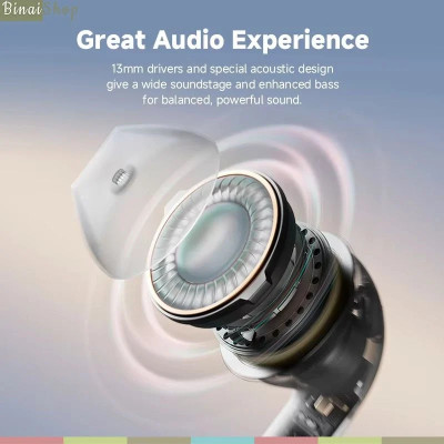 Edifier W200T - Tai Nghe TWS Không Dây Bluetooth 5.4 Kết Nối Đa Điểm, Chống Nước IP54, Thời Gian Sử Dụng 29 Giờ - Hàng chính hãng