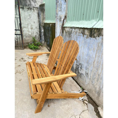 Ghế quạt gỗ đôi, ghế vua xếp gọn