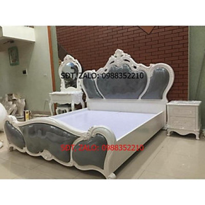 Combo giường bàn phấn táp cao cấp