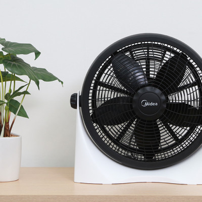 Quạt Hộp, Quạt Để Bàn 5 Cánh Midea FB40-9H (Quạt Điện Hàng Chính Hãng, Công suất 55W, Chỉnh Gió 3 Tốc Độ)