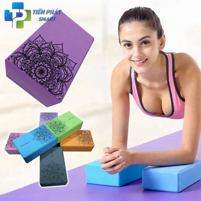 Combo 3 món -2Gach Gối Yoga+1 dây đai hỗ trợ tập yoga với các động tác khó