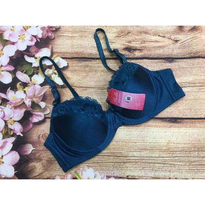 Áo Lót Nữ Mút Mỏng Trơn Phối Ren Có Gọng Cài Sau 2 Móc Belle 210 – Thoáng Mát, Nâng Đỡ Vừa Vặn