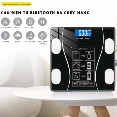 Cân Sức Khỏe Điện Tử Galen G019 Hỗ Trợ Phân Tích Lượng Mỡ Trên Cơ Thể, Kiểm Soát Cân Nặng, Theo Dõi Sức Khỏe Thông Qua Kết Nối Bluetooth Thông Minh Trên Điện Thoại