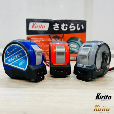 Thước cuộn Kirito 5m và 7.5m cao su đúc chất lượng tuyệt đối