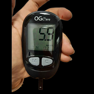 Máy Đo Đường Huyết Ogcare - Tặng 1 Hộp Gồm 25 Que Thử