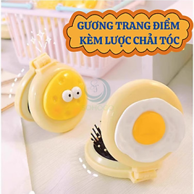 Gương Trang Điểm Mini Hình Trứng– Nhỏ Gọn, Tiện Lợi Gương Bỏ Túi Hình Trứng Siêu Xinh  Gương Hình Trứng Để Bàn – Thiết Kế Dễ Thương Gương Trang Điểm Hình Trứng –Phong Cách Hiện Đại Gương Hình Trứng Mini –Gập Gọn Tiện Lợi