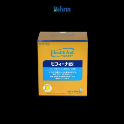 Men vi sinh Bifina Nhật Bản - Dành cho người hội chứng ruột kích thích, viêm đại tràng co thắt - Loại EX hộp 60 gói