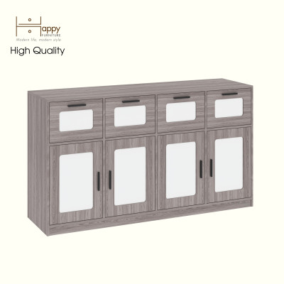 HAPPY FURNITURE , Tủ lưu trữ 4 ngăn kéo 4 cửa mở - TASY ,TLT_063 , 178cm x 50cm x 100cm DxRxC