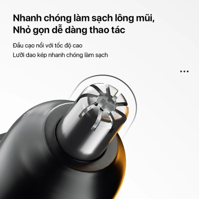 Máy tỉa lông mũi Enchen EN005 bỏ túi tiện lợi dễ dàng làm sạch nhanh - Hàng chính hãng