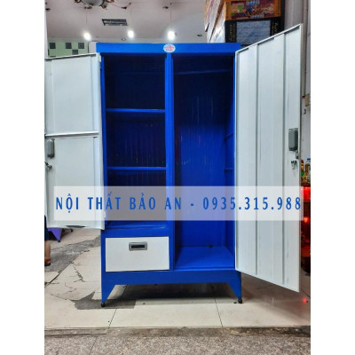 Tủ sắt sơn tĩnh điện hộc kéo 1m8x90cm