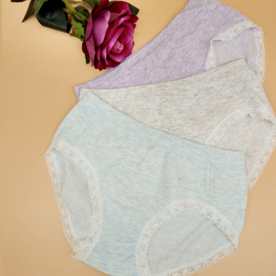 Quần lót Nữ viền ren thun cotton