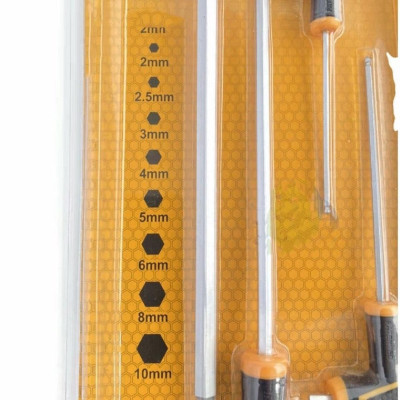BỘ 8 CHÌA LỤC GIÁC TAY CẦM CHỮ T - HÀNG CHÍNH HÃNG