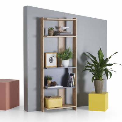 Giá sách bằng gỗ đẹp chất lượng cao SMLIFE Bowie Size M