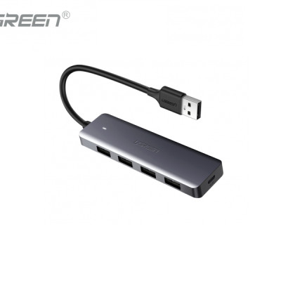 Hub chia 4 cổng USB 3.0 hỗ trợ cấp nguồn Micro USB chính hãng Ugreen 50985 hàng chính hãng