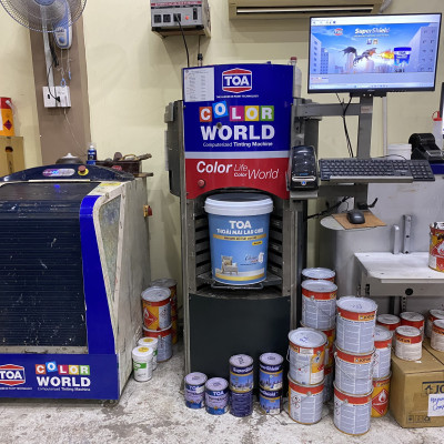 Sơn Nước Toa Homecote nội thất màu kem 8792_5L