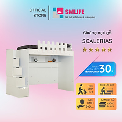 Giường tầng gỗ công nghiệp MDF được ưa chuộng nhất SMLIFE Scalerias