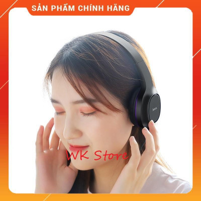 Tai nghe chụp tai cao cấp Hoco W24, kèm dây 3.5 mm (hàng chính hãng)