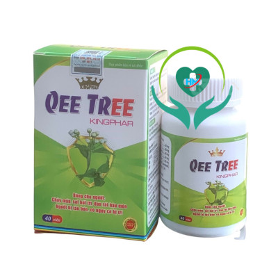 ￼Qee tree Kingphar  ( Lọ 40 viên) - Hỗ trợ làm giảm triệu chứng bệnh trĩ: chảy máu, đau rát, ngứa rát, sa búi trĩ.