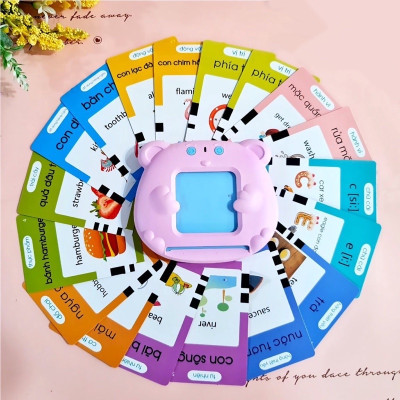 Máy Đọc Thẻ Tiếng Anh, Máy Đọc Thẻ Flashcard Song Ngữ Anh Việt 224 Từ Vựng