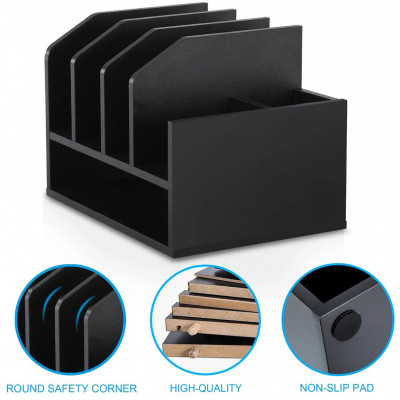 Kệ sách gỗ kệ sách mini trang trí bàn làm việc SMLIFE Ashley