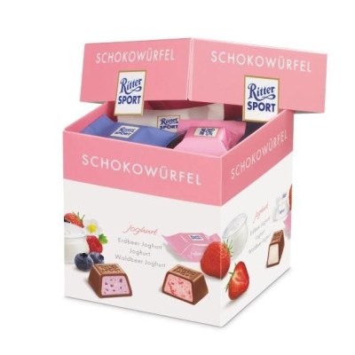 Chocolate Ritter Sport Joghurt Mix 176gr (22 viên)