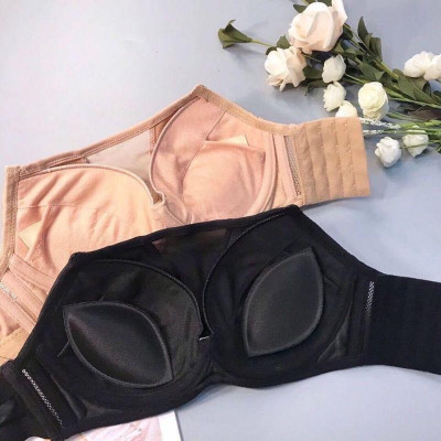 Áo ngực chống tụt hàng Nhật_Áo lót ngực không dây mặc trong áo đầm 2 dây_Bra đệm không dây chống tụt