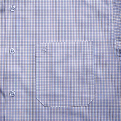 Áo Sơ Mi Nam Trung Niên Công Sở Anton Somianton Dài Tay Vải Sợi Tre Kẻ Caro - AC26