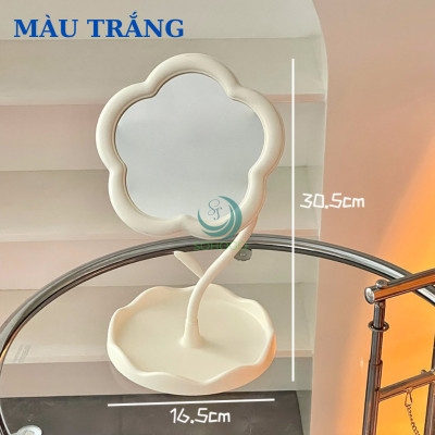Gương Để Bàn Hình Hoa Cúc Xinh Xắn Gương Bông Hoa Trang Trí Bàn Học/Bàn Trang Điểm Gương Mini Để Bàn Cute Hình Hoa Gương Hình Hoa Dễ Thương – Phụ Kiện Decor
