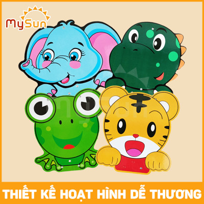 Đồ chơi bóng rổ mini treo tường cho bé trai vận động thể thao trong nhà ngoài trời MySun