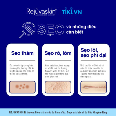Bộ Sản Phẩm Xóa Mờ Sẹo REJUVASKIN Scar Heal Kit