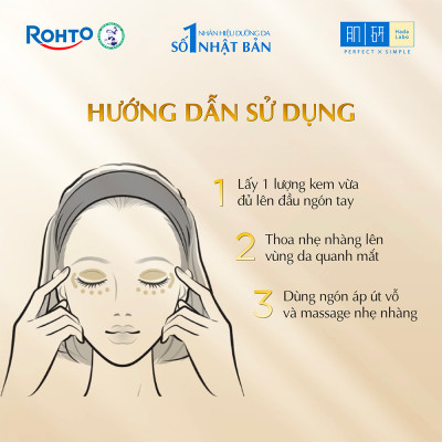 Kem dưỡng mắt Hada Labo cấp ẩm cao cấp Hada Labo Gokujyun Premium Hyaluronic Eye Cream 20g