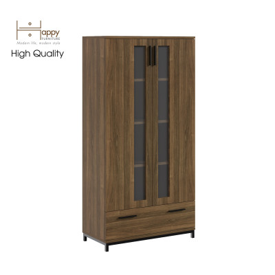 [Happy Home Furniture] LOUIS , Tủ lưu trữ - chân sắt , 76cm x 36cm x 150cm ( DxRxC), TCM_029