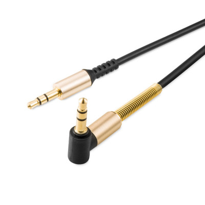 Cáp âm thanh 2 đầu Jack 3.5mm ( 1 đầu vuông góc) Hoco UPA02 - Hàng chính hãng