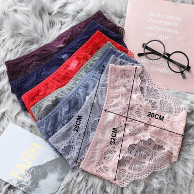 COMBO 5 QUẦN REN NỮ HÌNH CÁNH QUẠT 265 - GIAO MÀU NGẪU NHIÊN