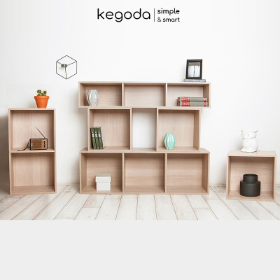 Kệ Gỗ Trang Trí 2 Tầng Mori Rộng 34cm Thương Hiệu KEGODA KGD24