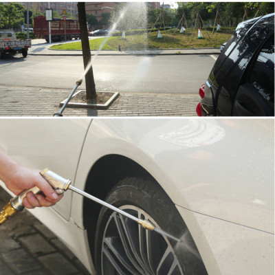 Vòi phun xịt nước,vòi tưới cây rửa xe tăng áp lực nước 206701-3 (vòi vàng đồng)
