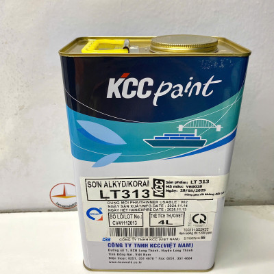 Sơn Alkyd KCC LT313 Base A màu xám VB0028 _4L 