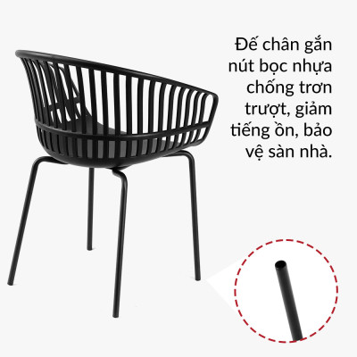 Ghế nhựa quán cà phê Morica - 395209