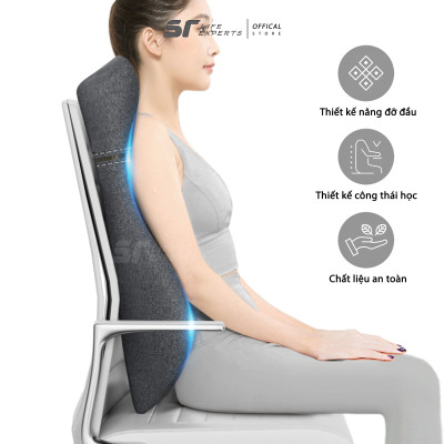 Gối Tựa Lưng Dài Công Thái Học, Đệm Lưng Chống Gù, Giảm Đau Cột Sống Dùng Cho Văn Phòng - Sairui