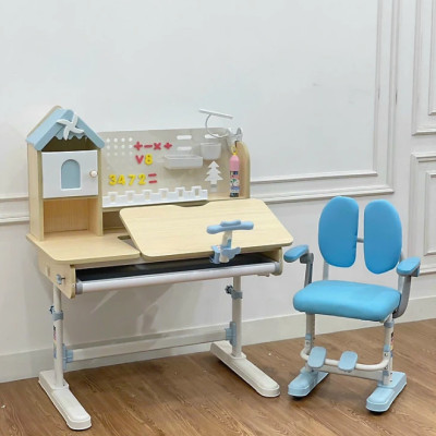 Bàn học sinh thông minh đa năng, nâng hạ tay quay, điều chỉnh góc nghiêng, chống lóa Tundo CTF09 ngang 100cm