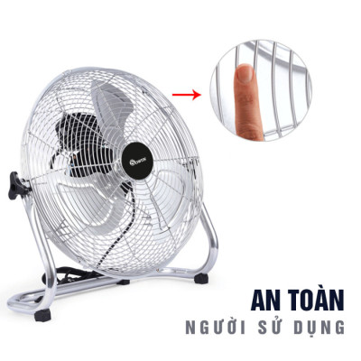 Quạt Công Nghiệp SOWUN SW828 Sải Cánh Nhôm 50cm, Công Suất 130W Diện Tích Làm Mát Rộng