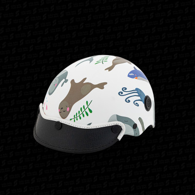 ƯU ĐÃI - Mũ bảo hiểm trẻ em hoa văn NÓN SƠN chính hãng APE-TR114