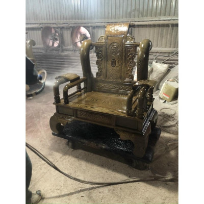 Bàn ghế Tần Thủy Hoàng gỗ mun đuôi công tiếp khách sang trọng