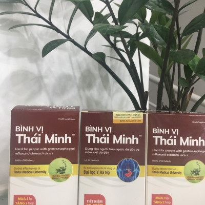 Bình vị Thái Minh- Giảm viêm loét dạ dày, trào ngược dạ dày, thực quản 