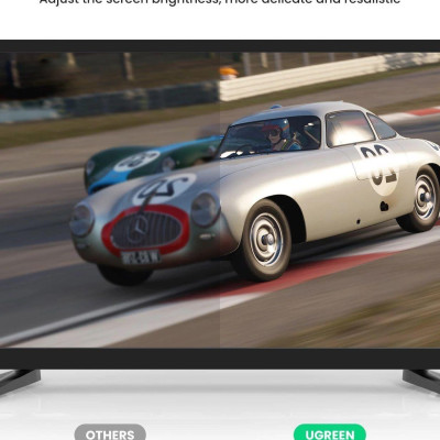 Ugreen UG80390DP114TK 1m 8K 1.4 màu đen cáp dp ra displayport hợp kim bọc lưới chống nhiễu - HÀNG CHÍNH HÃNG