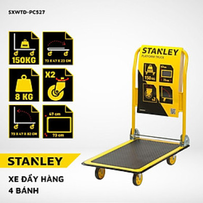 Xe Đẩy Tay 4 Bánh (Có Thể Gấp Gọn) Stanley PC527