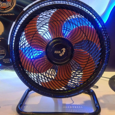 Quạt Sàn TURBO ASIA STB1601 Công Suất 80W Màu Đỏ Đen - Hàng chính hãng