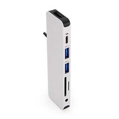 Cổng chuyển Hyperdrive SOLO 7 in 1 USB-C Hub cho MacBook và PC - GN21D - Hàng Chính Hãng