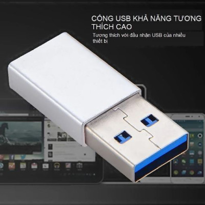 Đầu chuyển đổi USB TypeC và USB 3.0 thương hiệu RIBI - hàng chính hãng
