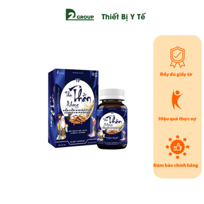 Viên uống dưỡng tâm an thần THẢO THẦN KHANG, giúp ăn ngon ngủ tốt, thành phần đông trùng hạ thảo và nhung hươu hộp 30 viên- D2 Group